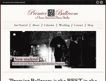 Tablet Screenshot of everettballroomdance.com